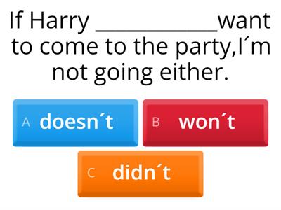 First, second or third conditional?
