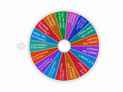 Trinity grade 2 - days of the week + months + seasons