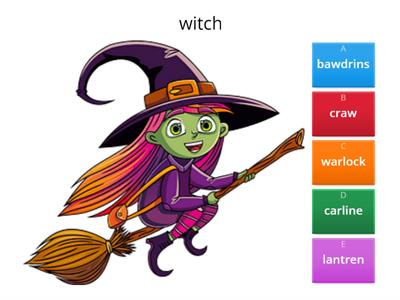 Halloween vocabulary (Scots)