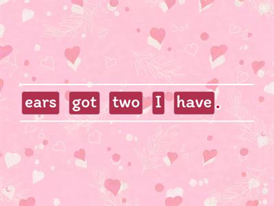 ear mixed up sentences