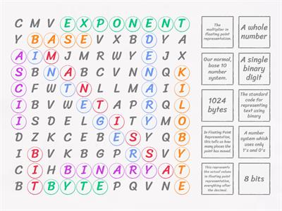 Data Representation - Wordsearch