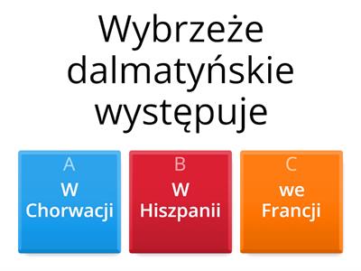 Typy wybrzeży