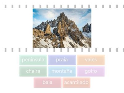 O Relevo 3º Prim. - Galego