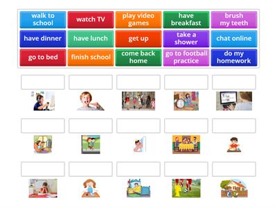 Flash - Klasa 4 - Unit 4 Daily routine