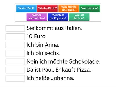 Übung 2. Examen 2. Klasse