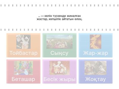  «Қазақ халқының салт-дәстүрлері мен әдет-ғұрыптары»