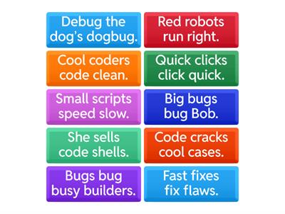 Tongue Twisters - Development