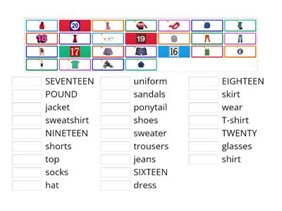 Hello Explorer 2 Unit 5  Clothes Numbers