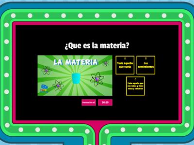 LA MATERIA 2º PRIMARIA