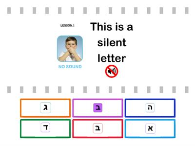 Hebrew letters and sounds from Aleph to Hay