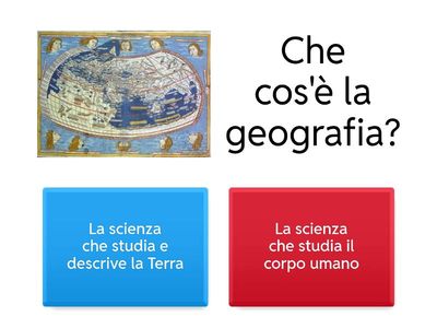 Geografia classe prima 