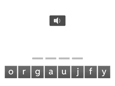 Irregular Word game