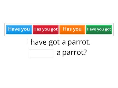 Have got (questions+short answers)