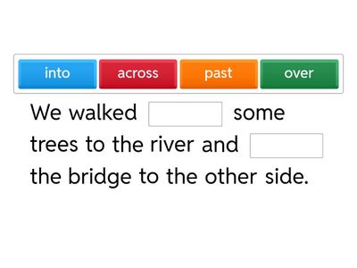 Sol El. 6E. Prepositions of movement