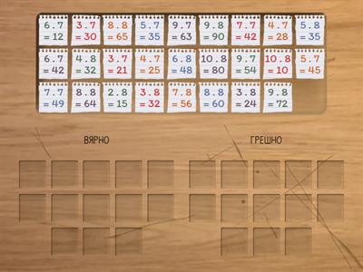 Умножение с 8