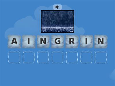 WEATHER ANAGRAM