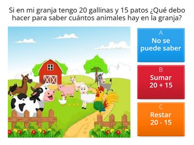 Resolución de problemas matematicos: identificación de operaciones.