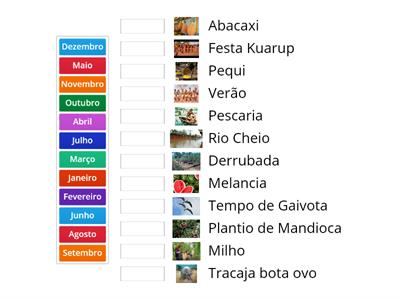 Calendário Indígena 4° Ano