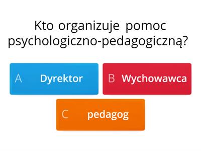 Pomoc psychologiczno - pedgogiczna