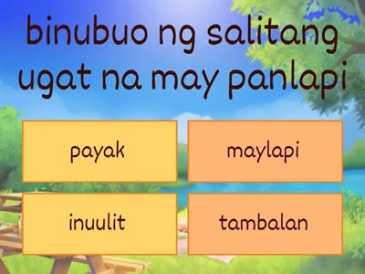 Kayarian ng pang-uri