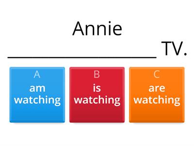 Present Progressive Quiz