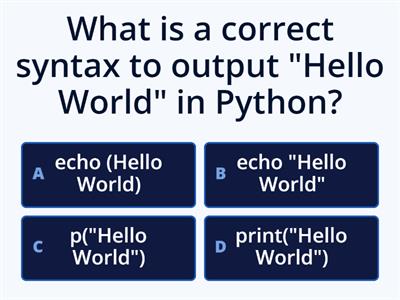 Python quiz