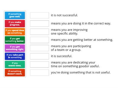 U2 Vocabulary - Collocations