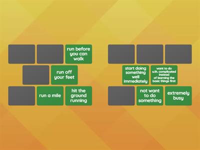 Running phrases unit 10 optimise B1plus