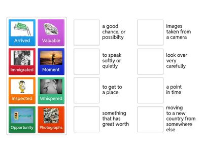 Wonders Vocabulary- Sailing to America