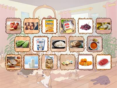 At the grocery store - vocabulary (Linda's Grocery List)