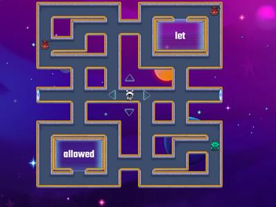 Let, make, be allowed to maze