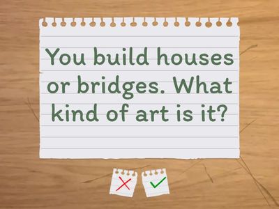 8.1 (arts/forms of arts)