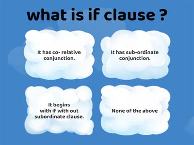 If clause 