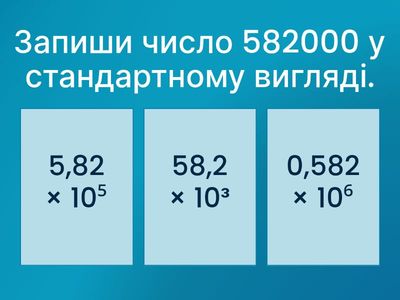 Стандартний вигляд числа