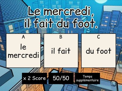 Trouve les compléments de phrase (circonstanciels) R