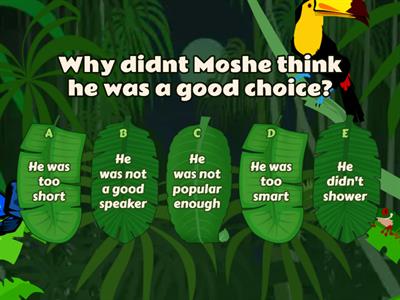 Moshe   Trivia Parshat Shemot e                 