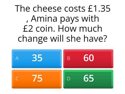 Maths Quiz ..year 6..