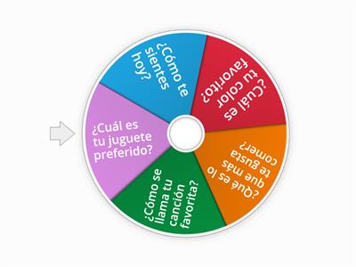  Ruleta de preguntas para niños