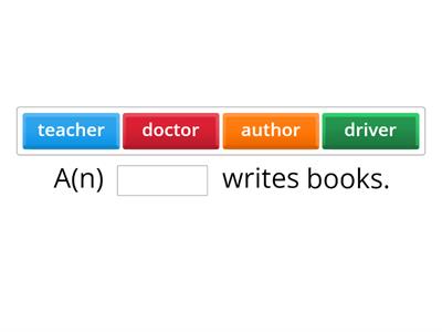 Find the correct profession