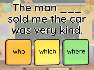 A2 Level English: Defining Relative Clauses Quiz