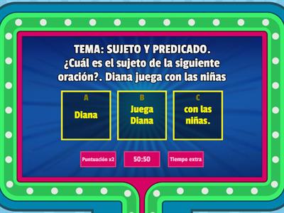 Sujeto y Predicado