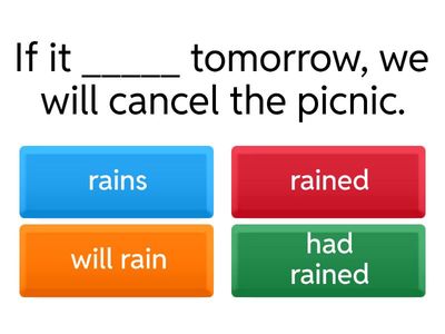 IF CLAUSES TYPE 1,2,3