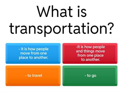 Transportation
