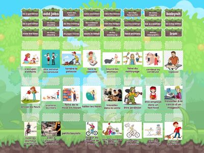 3e teen jobs vocabulary