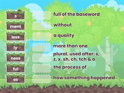 5.2 Suffix Meaning Match Up