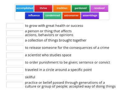 Wit & Wisdom Grade 3 Module 2 Vocabulary - Part 1