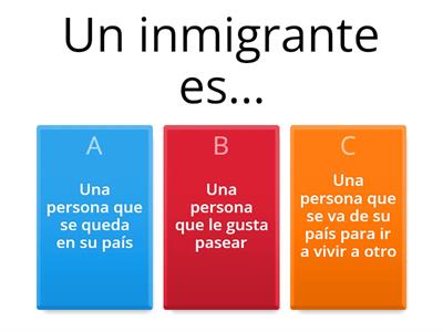 Inmigración