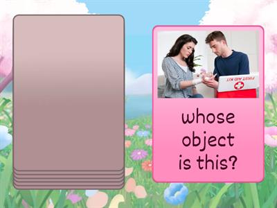 whose + personal belongings