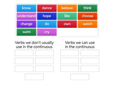 Unit 2 Prepare 7. Ukrainian Edition. Grammar Game 1. Verbs we don't usually use in the continuous