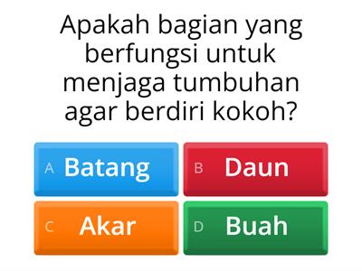 Quiz IPAS kelas IV